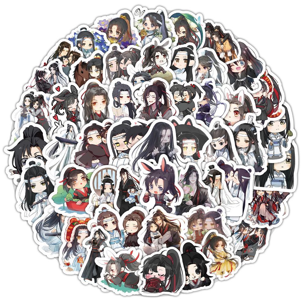 103 Cute Chibi Mo Dao Zu Shi Stickers for Decorating Phones, Computers, Water Cups, Notebooks, and Stationery.