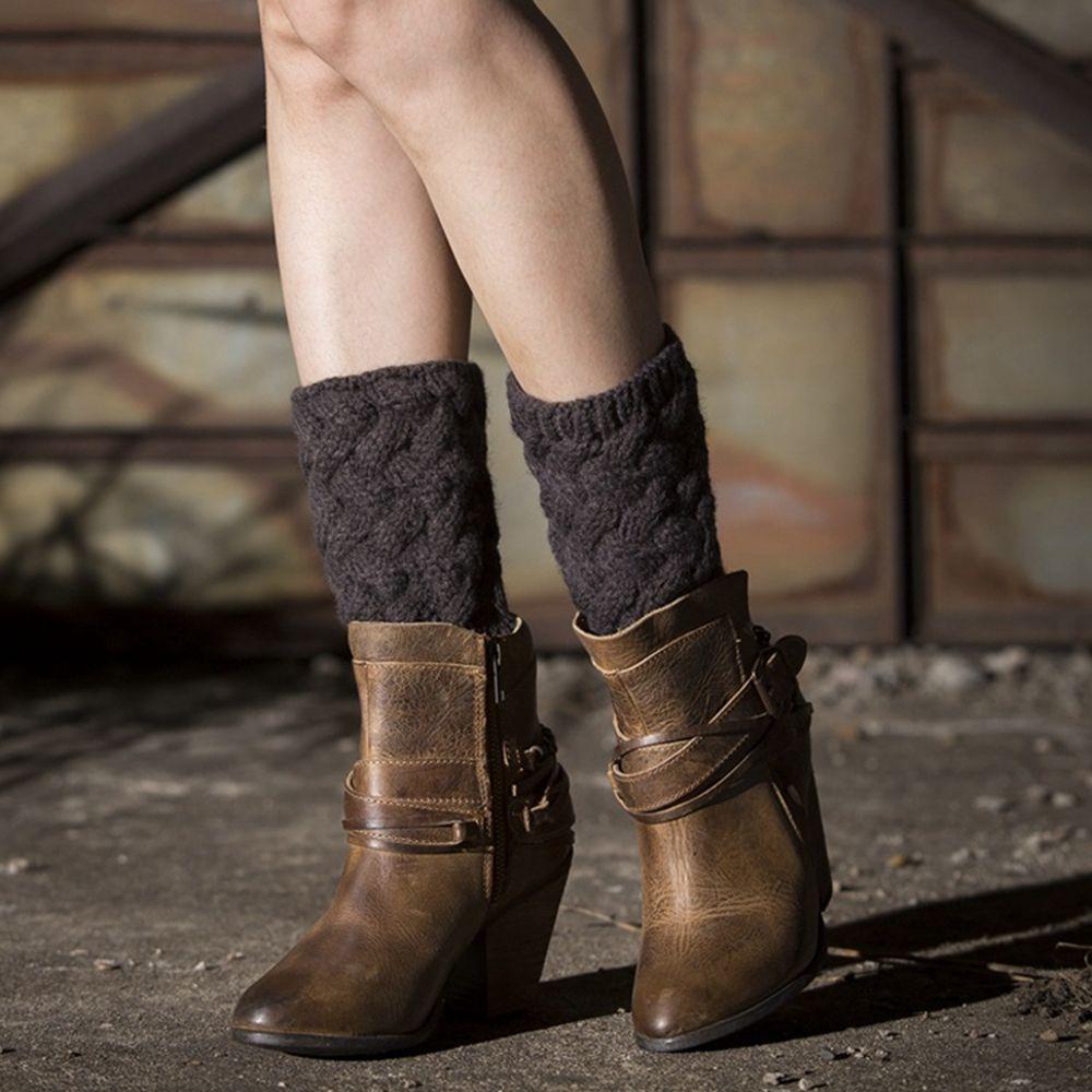 Fashion Cute Crochet Knit Leggings Knee High Boot Socks Leg Warmers