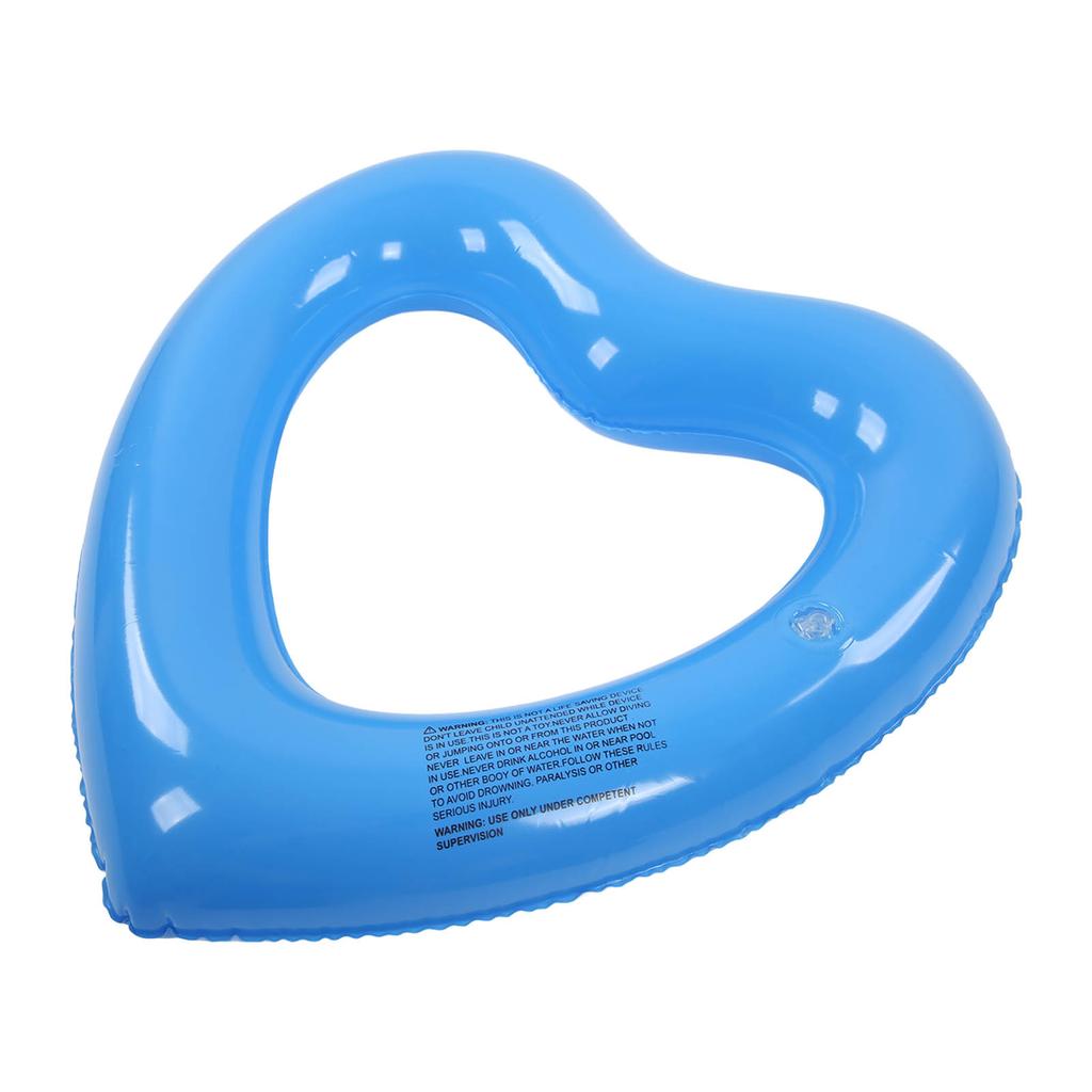 Heart Shaped Swimming Circle 45cm Thick Tear Resistant PVC Material Inflatable Pool Float Rings for Pool Party Beaches