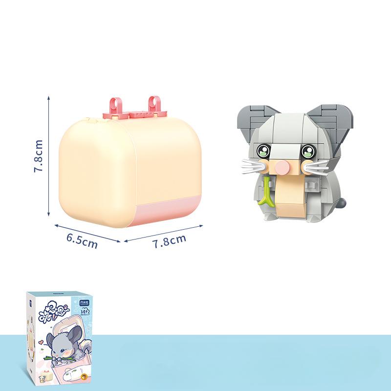 

Креативная серия, строительные блоки для домашних животных, собак, кошек, овец, животных, строительные блоки, детские игрушки в подарок