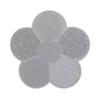 Silicone Apple-Shaped Makeup Brush Cleaning Pad with Suction Cups
