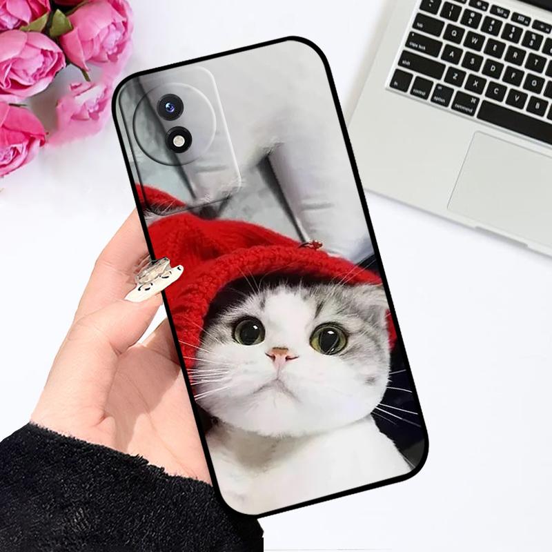 For Vivo Y02 4G Cases Y02A Y02t Y02s Color Printing Silicone TPU Phone Cover For VIVO Y11 2023 4G Bumper V2236A Coque Fundas