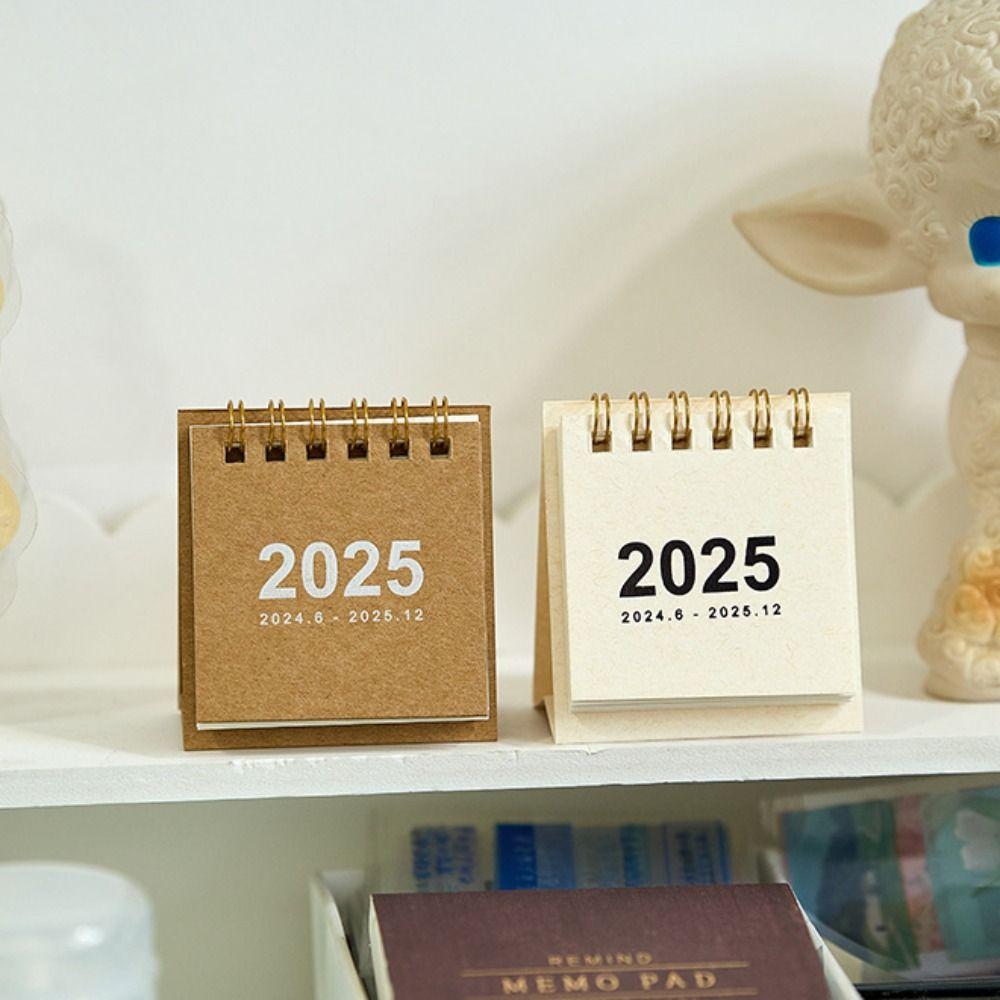 Thick Paper Desk Calendar Home Decoration Schedule Planner 2025 Daily Planner