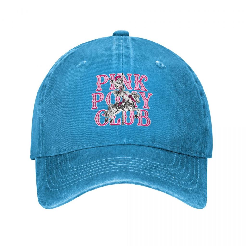 Cappellino da baseball rosa Chappell Roan Pink Pony Club alla moda per uomo donna, cappello snapback lavato effetto invecchiato, cappellini per il tour Midwest Princess 2024