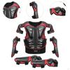 Kinder Motorrad Schutz Anzug Brust Wirbelsäule Zurück Protector Dirt Bike Ausrüstung für Reiten Motorrad Im Freien