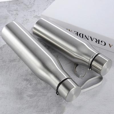 Water Bottle Portable Leak-Proof Safe 750/1000ml Stainless Steel Water Bottle for Household