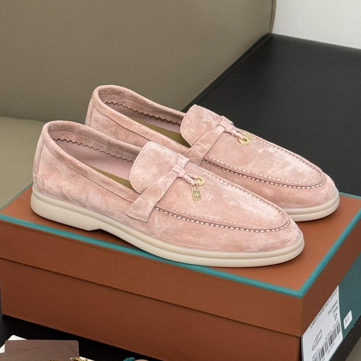 European Bean Shoes Soft Sole Cowhide
