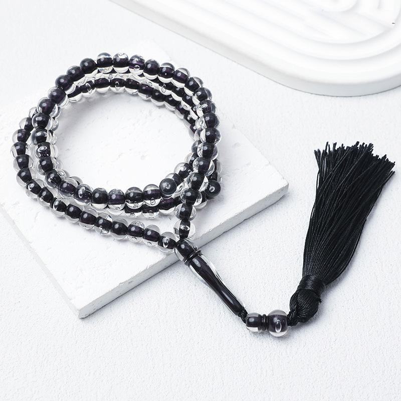 99 Klar gefärbte Kern-Muslime Gebetsperlen - Nahöstlicher Arabischer Rosenkranz Schmuck