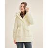 IEF Women's Fashion White Duck Down Jacket