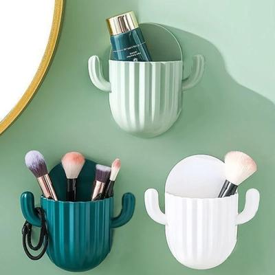 Kaktus-Zahnbürstenhalter, Regal, Organizer, Badezimmer, Haushaltsgegenstände, Badezimmer, Badezimmerregale, Abfluss