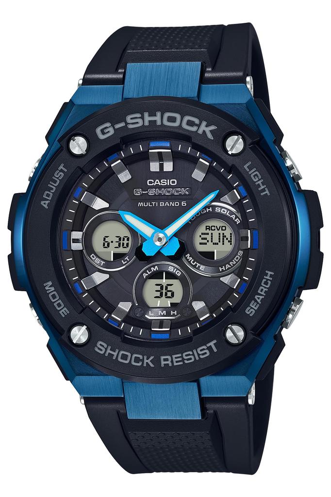 Casio Solar Watch Black G-Shock G-STEEL Radio-Controlled GST-W300G-1A2JF Men's