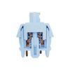 GATERON Smoothie Series Keyboard Switches Linear RGB LED Factory Lubricated Full POM Key Switches for MX Mechanical Keyboards Salt 5-Pin (Sea