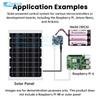 6-24V Solar Power Manager 5V 3A Regulated Output With MPPT Charging Supports PD/QC Type-C Interface for Solar Power Generation