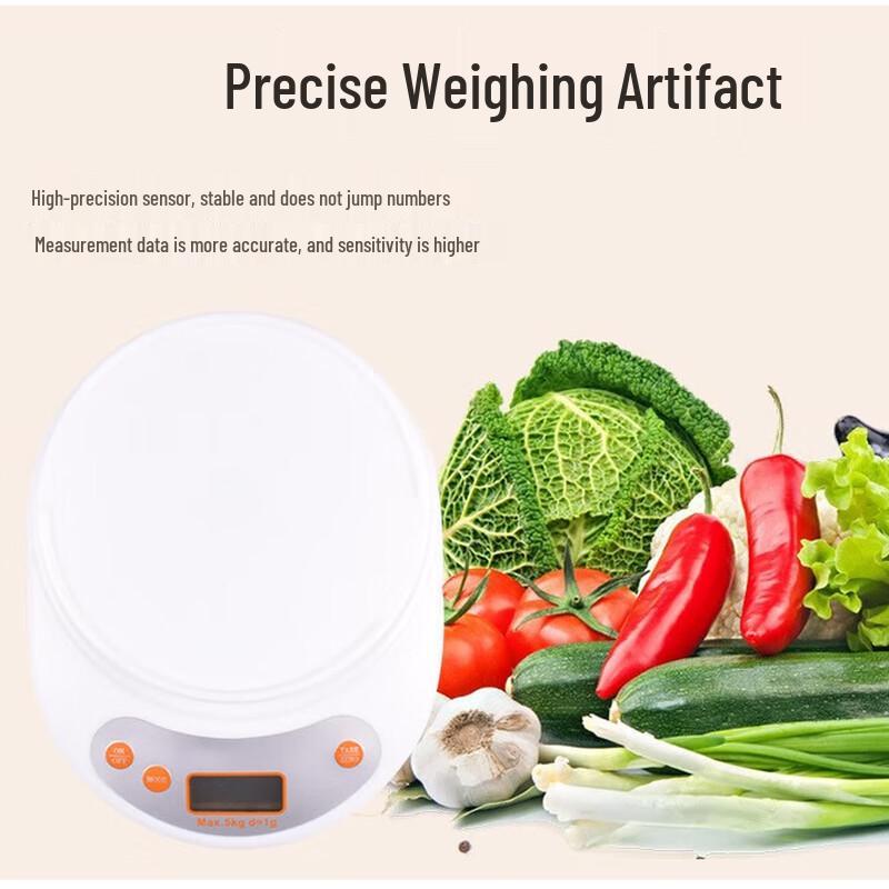 Jinmiao Mini Digital Kitchen Scale with Bowl