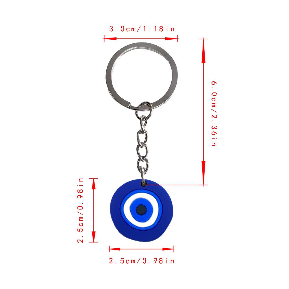 Evil Eye Keychain: Trendy Backpack Pendant & Ornament, Hot New Item with No Infringements