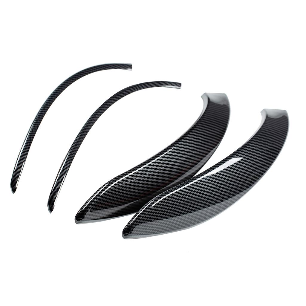 4Pcs Carbon Fiber Car Interior Door Handle Cover Trim Decor Sticker for BMW 3 Series F30 F31 3GT F34 4 Series F36 Anti-Scratch Styling