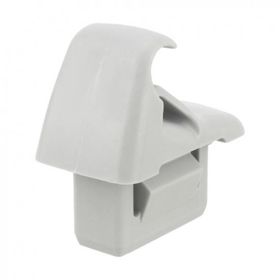 For Mitsubishi Outlander 2x Car Sun Visor Clip Hook Hanger Holder Bracket Gray