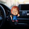 Acrylic Flat Horror Gnome Pendant Halloween Theme Car Interior Rearview Mirror Hanging Ornament Home Decor Accessories