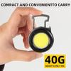 Portable Cob Keychain Flashlight Led Mini Work Lights Floodlight Type C Rechargeable Bottle Opener Outdoor Camping Light