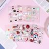 Cute Cartoon 3D Cat Dogs Crystal Epoxy Resin Stickers Kawaii Diy Journal Sticker For Mobile Phone Laptop Decor