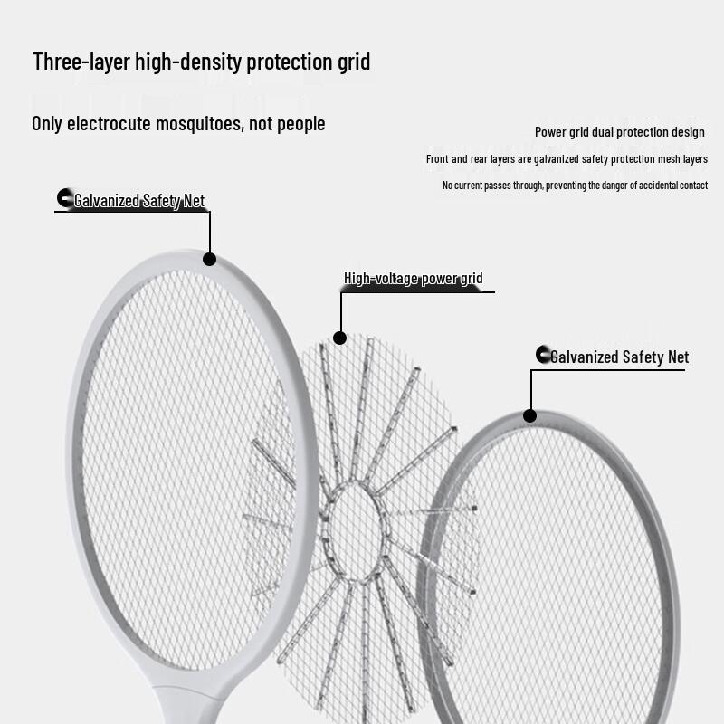 LeXueEr USB Rechargeable Mosquito Swatter & Killer Lamp