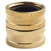 3/4 Inch Solid Brass Female-Female Water Hose Connector for Standard US Garden Hoses and Outdoor Irrigation Accessories