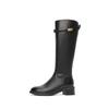 SENDA Women's Winter Chunky Heel Over-the-Knee Knight Boots ZTI12DG5