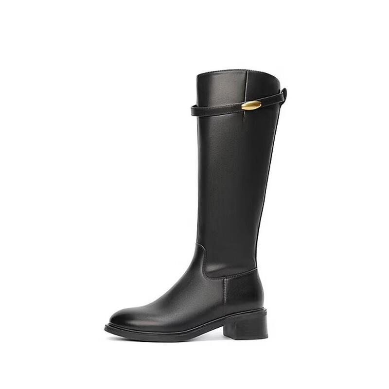 SENDA Women's Winter Chunky Heel Over-the-Knee Knight Boots ZTI12DG5