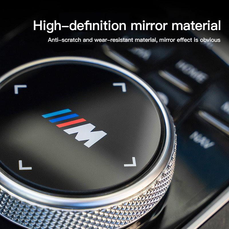 Car Multimedia Knob Button Cover Sticker For BMW 5 Series G30 G32 6GT G20 F10 F30 G01 G02 G05 G06 G07 G11 F15 3GT X3 X4 X5 X7