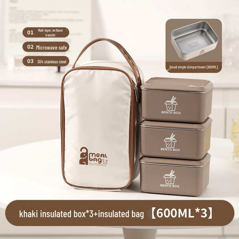 Large Capacity Microwaveable Stainless Steel Bento Lunch Box with Free Shipping