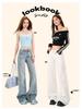 Women's Low Waist Flared Jeans - Spring/Summer 2025 Retro Slim Fit
