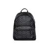 Schwarzer Signature Canvas Großer Klassischer Rucksack mit Reißverschlusstaschen für den täglichen Gebrauch