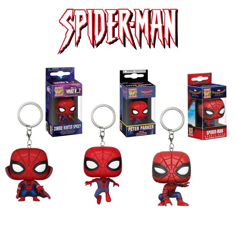 Spider-Man Universum Sammlerstücke Mit Ständer, Umhang Und Schlüsselanhänger