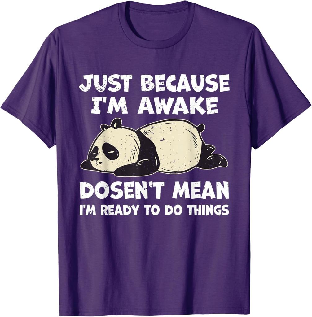 Awake Not Ready Funny Everyday Attitude Unisex T-Shirt