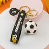 Football Cup Mini Simulation Football Keychain Pendant Soft Rubber Car Backpack Hanging Decoration Sports Meeting Small Gift