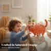 Cat Figurine with Woven Body Handmade Decoration Elegant for Desk, Collectors