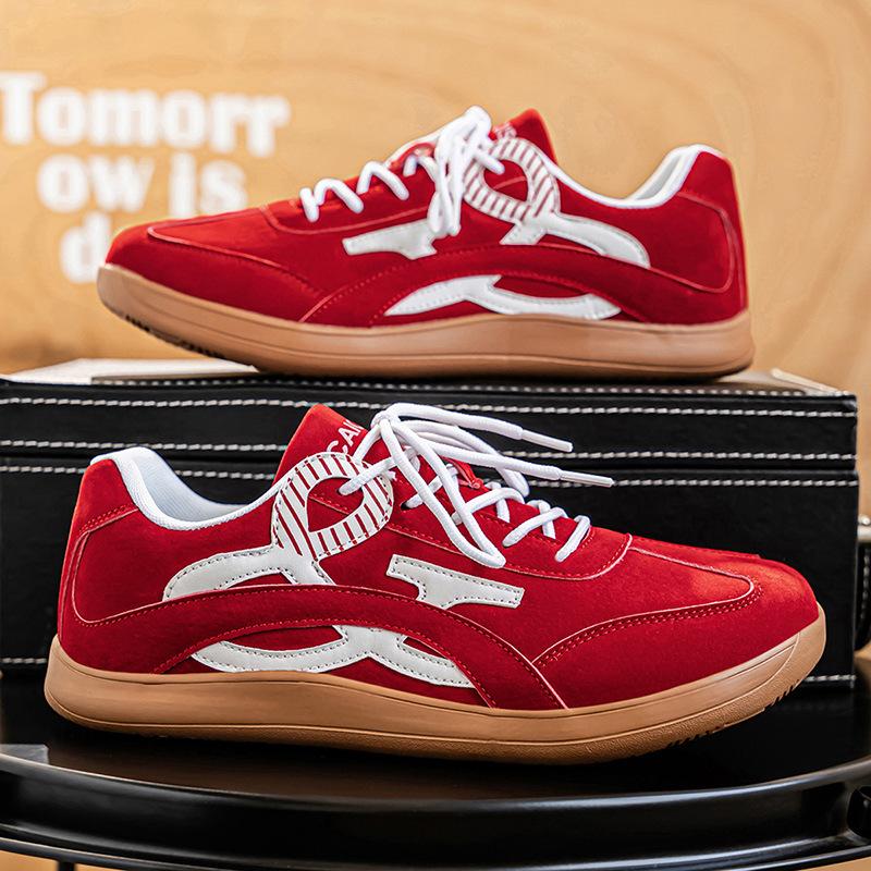 Mesh Breathable German Training Shoes Men's Summer and Autumn New Lightweight Student Versatile Flat-bottomed Casual Sports Board Shoes