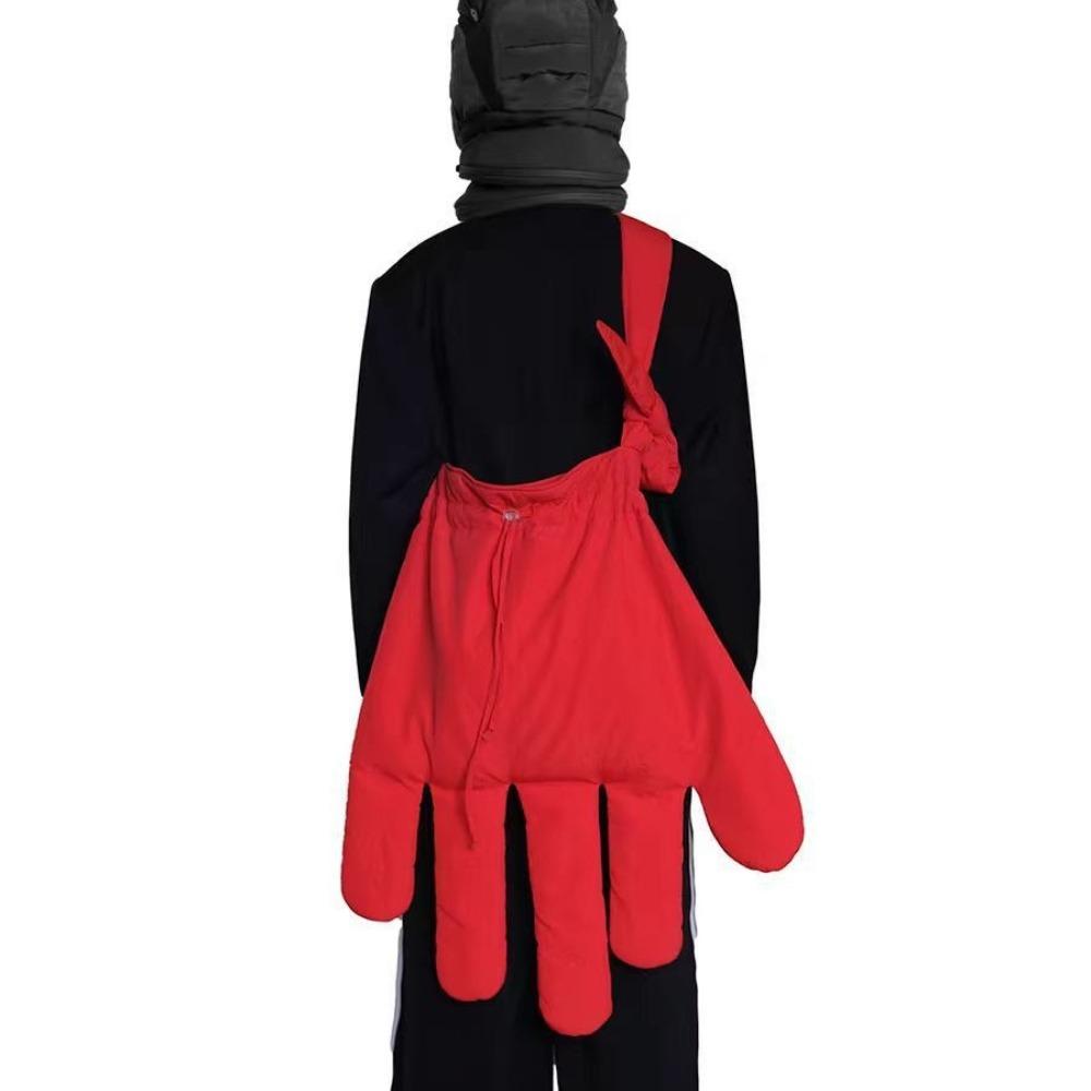 

Old Style Reissued Red Nylon Workwear, Large Gloves, Crossbody Bag, Shoulder Bag, Tote Bag красный