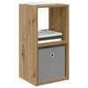 Nightstand 2 Pcs Artisan Oak 30.5 X 27 X 59.5 Cm