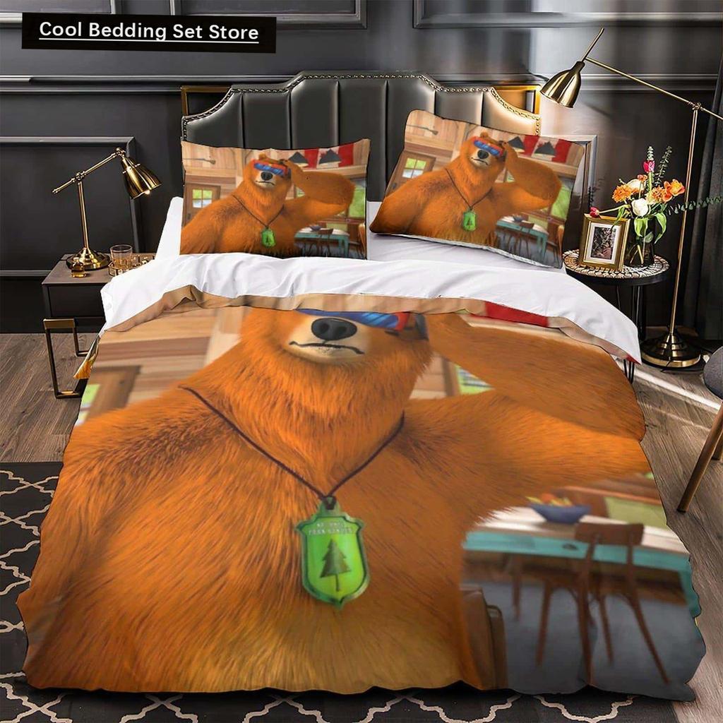 3D Printed Anime Grizzy and the Lemmings Bedding Set Single Twin Full Queen King Size Bed Set Adult Kid Bedroom Duvet Cover Sets