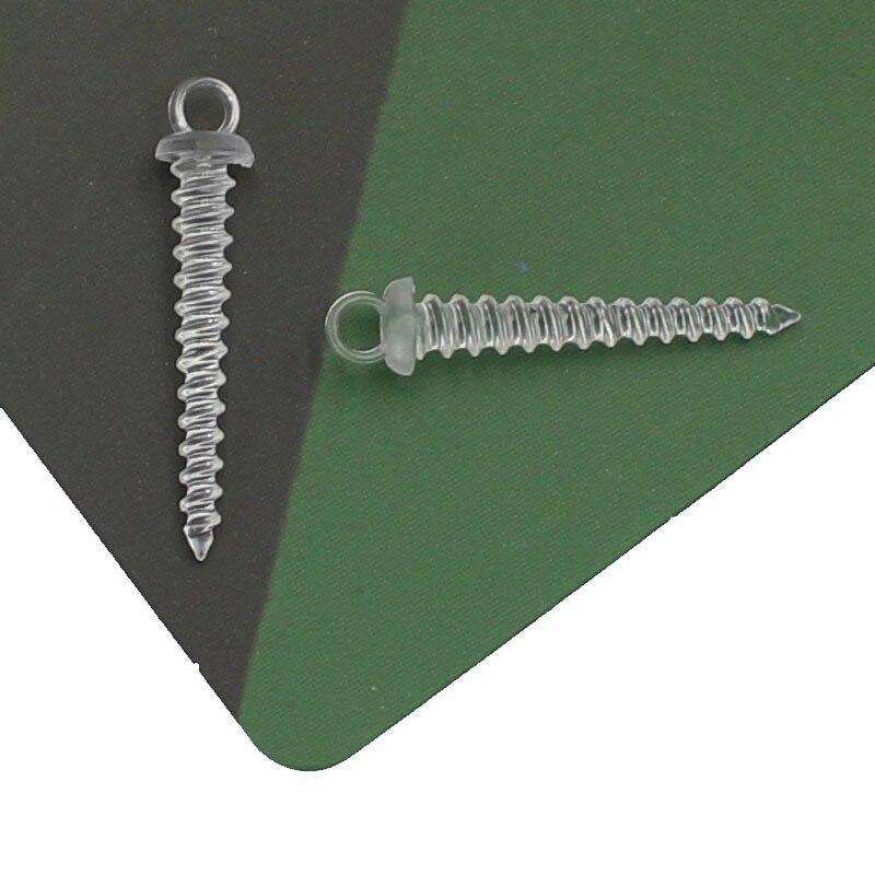 20PCS Pop Up Boilie Screw Peg s otočným krúžkom D-Rig Chod Rig Terminál Náčinie Držiak návnady Skrutka Kaprárske príslušenstvo