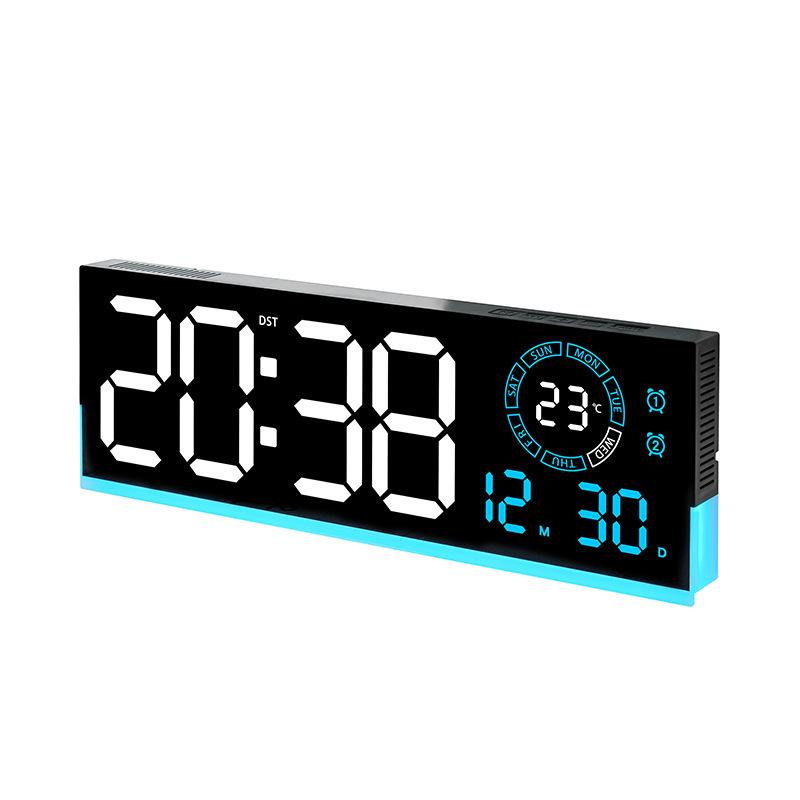 LED Luminous Digital Wall Clock for Living Room - Simple Modern 5537