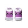 Air Jordan 1 Mid GS Barely Grape Kids Sneakers Purple Black White DQ8423-501