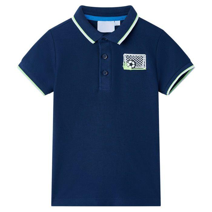 Polo pour enfants bleu marine 92/104/116/128/140