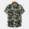 Summer Hawaiian Short Sleeve Printed Vintage Shirt Men's Loose And Breathable Oversized Clothing Luxury Y2k Normal Shirt