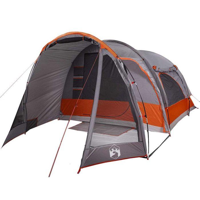 Orange Waterproof Family Tent for 6 People