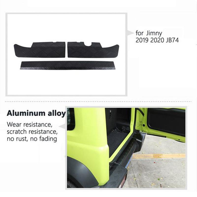 Rear Accessories Car Bumper Panel Cover Guard Protect Plate For-Suzuki Jimny -+