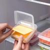 1PCS Butter Cheese Storage Box Portable Refrigerator Fruit Vegetable Fresh-keeping OrganizerBox Transparent Cheesees Container
