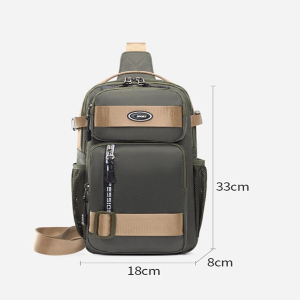 Fashion Multifunction Men's Shoulder Bag Outdoor Sling Crossbody Bags For Male Travel Trend High Capacity Sport Chest Bag