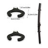 Adjustable Wall Mounted Swords Rack Display Holder Accessory for All Types of Swords 2 Pieces Set Home Organization